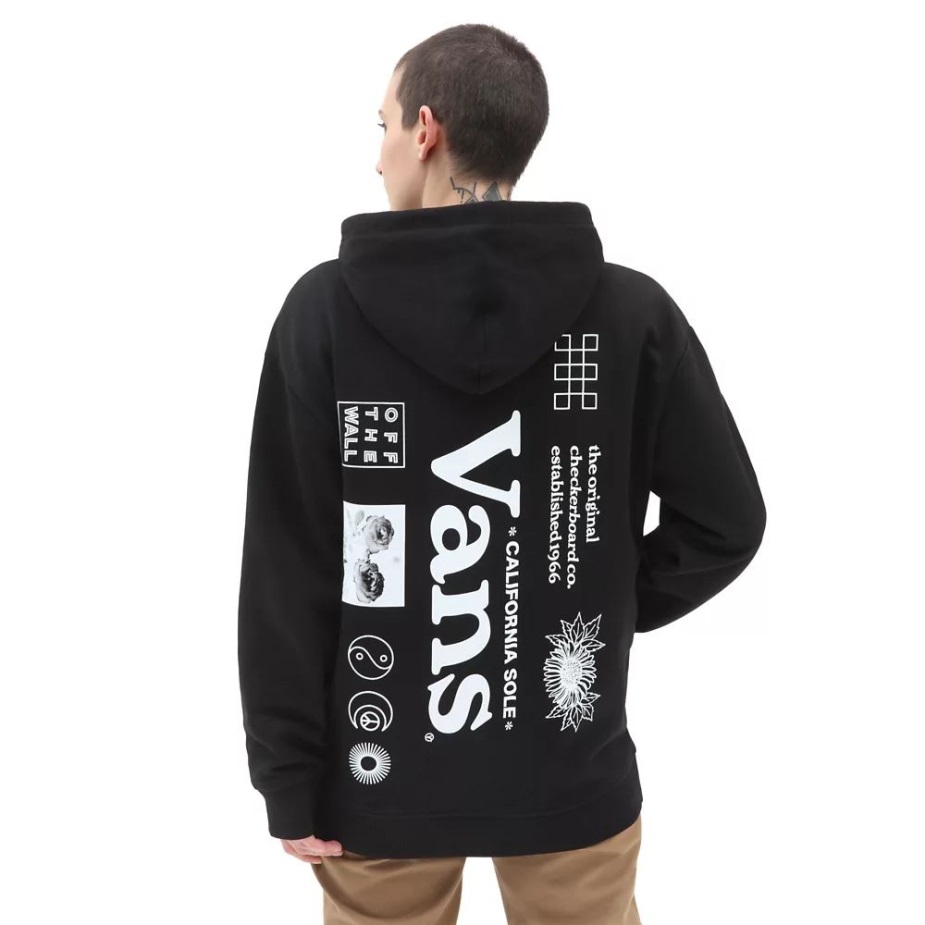 Vans Natural Os πουλόβερ Hoodie μαύρο