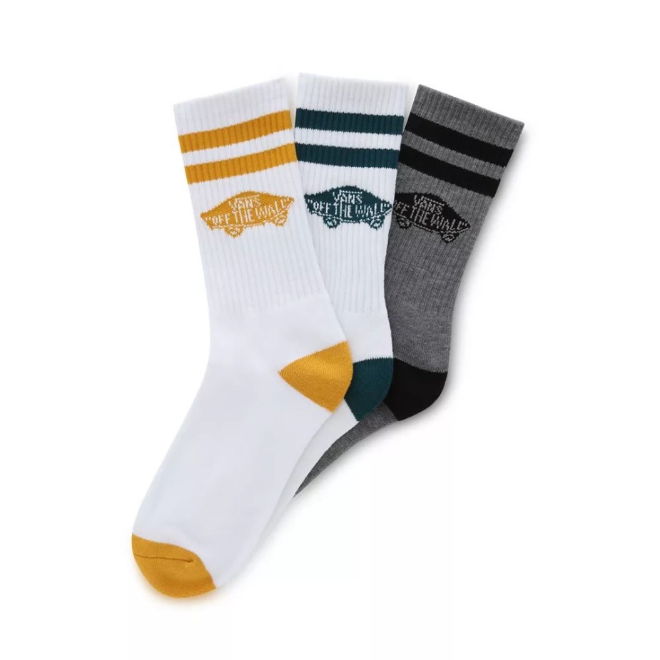 Vans Otw ριγέ κάλτσες πληρώματος κίτρινο-πορτοκαλί