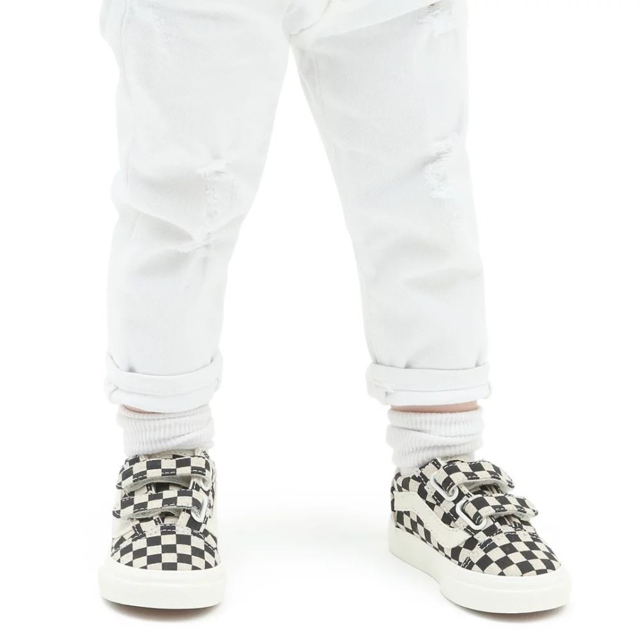 Vans Old Skool V παπούτσια νήπιο (1-4 ετών) μαύρο-άσπρο