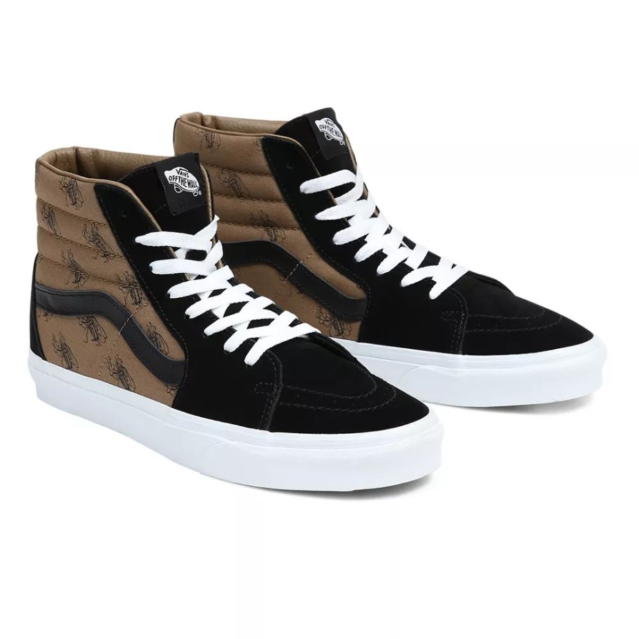 Vans Sk8-hi παπούτσια μαύρο-καφέ
