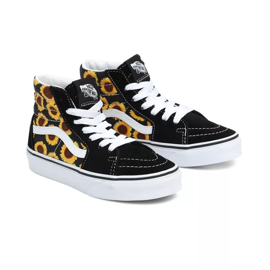 Vans Sk8-hi παπούτσια παιδικά (4-8 ετών) μαύρα