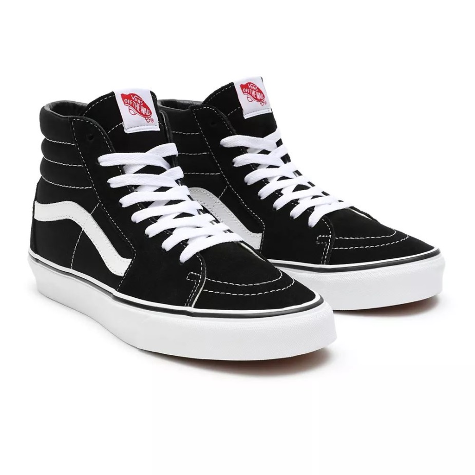 Vans Sk8-hi παπούτσια με φαρδιά εφαρμογή μαύρα