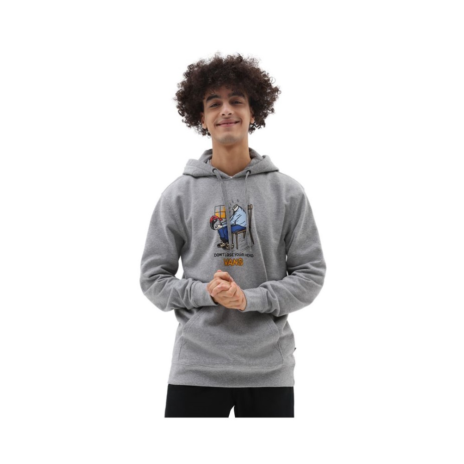 φορτηγά Skate γραφικό πουλόβερ Hoodie γκρι