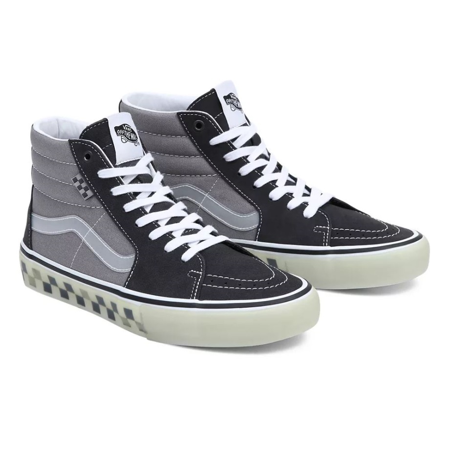 Vans Skate Sk8-hi παπούτσια μαύρο-γκρι