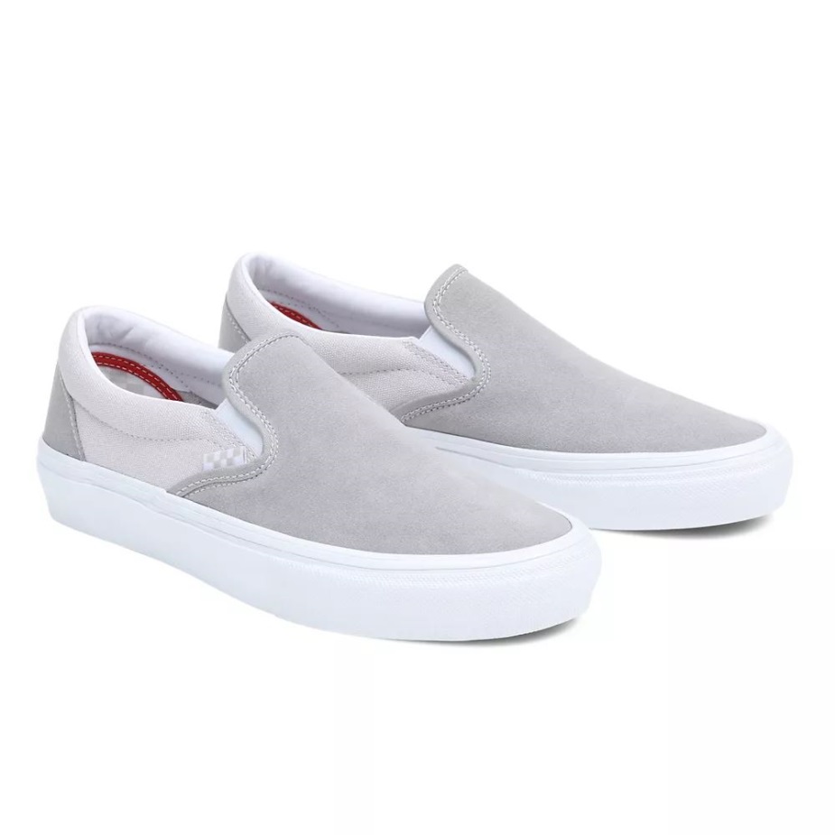 φορητά Skate Slip-on παπούτσια λευκά