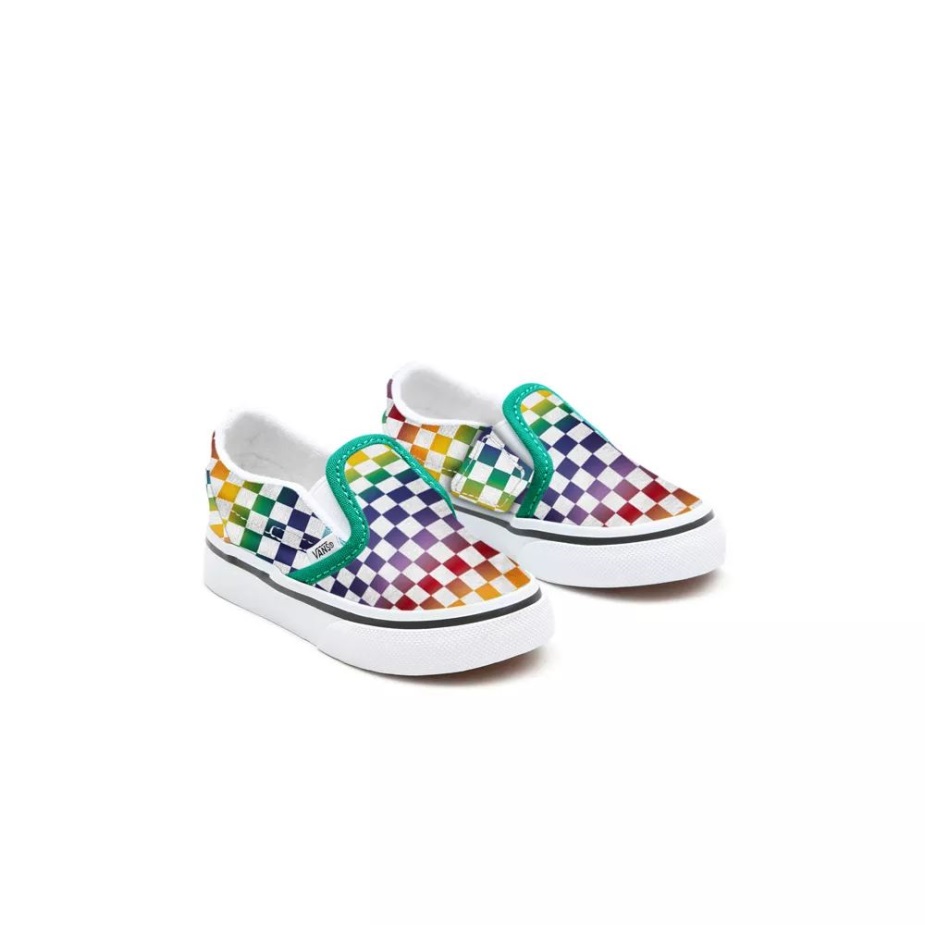 φορτηγά για νήπια τελωνειακά παπούτσια σκακιέρας ουράνιο τόξο (1-4 ετών)