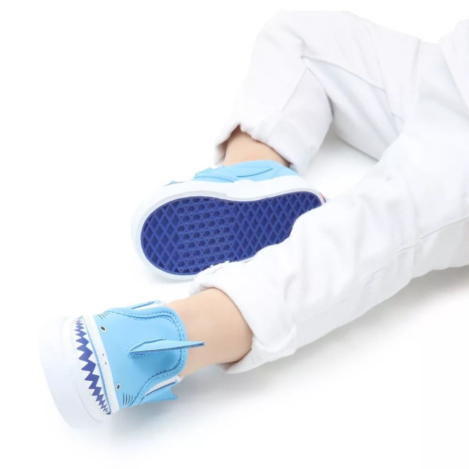 φορτηγά για νήπια Slip-on V παπούτσια καρχαρία (1-4 ετών) μπλε