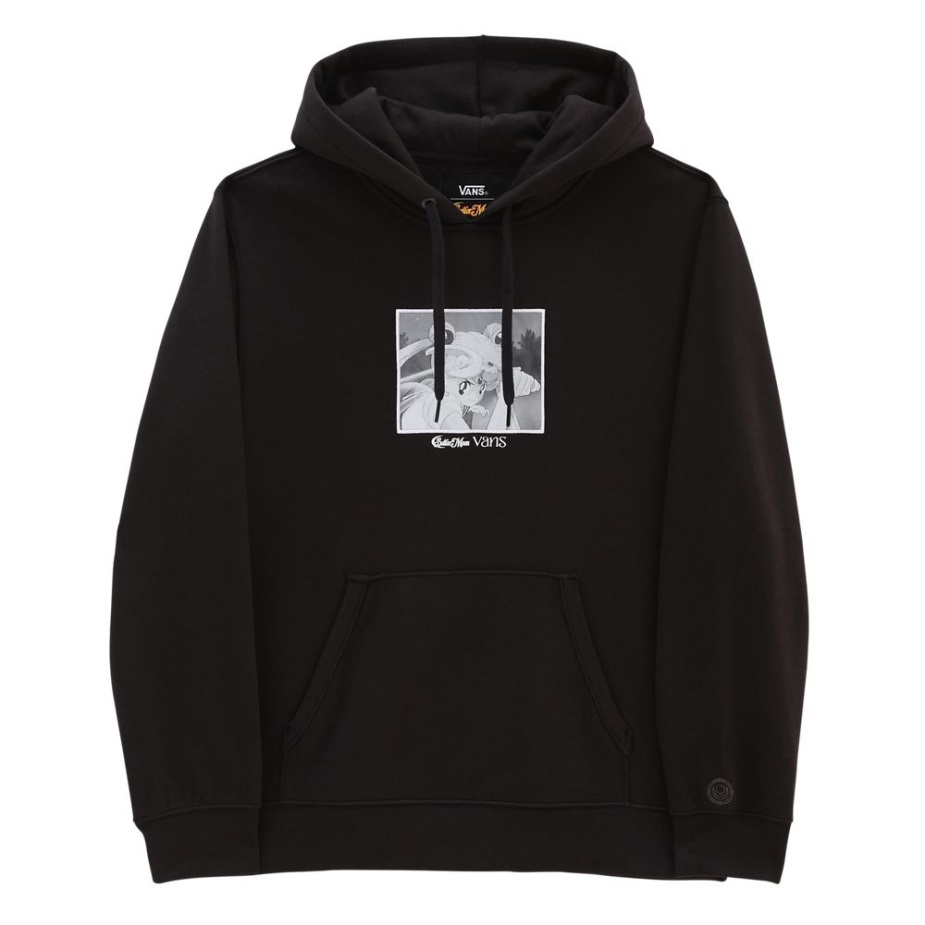 Vans X όμορφος φύλακας Sailor Moon Fleece πουλόβερ μαύρο πατίνι