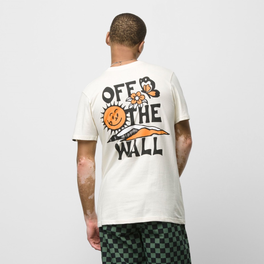 Vans πιο φωτεινό Daze T-shirt αντίκες λευκό