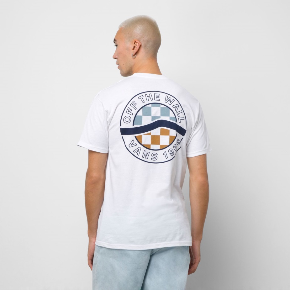 Vans κύκλο πλαϊνό μπλουζάκι λευκό