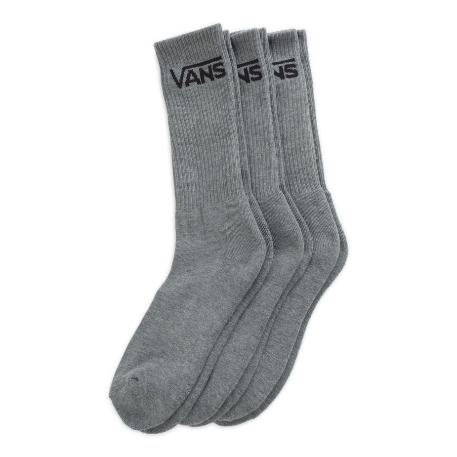Vans Classic Crew κάλτσες 3 Pack Size 6,5-9 Heather Grey