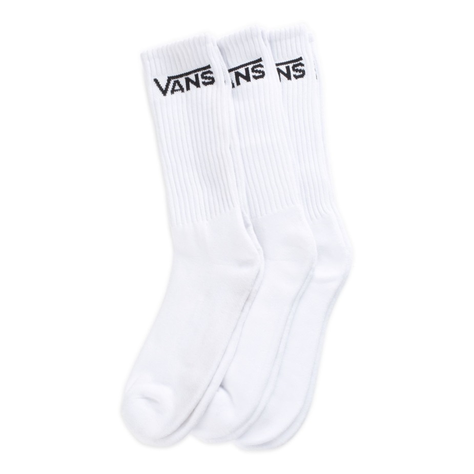Vans Classic Crew κάλτσες 3 Pack Size 6,5-9 λευκές