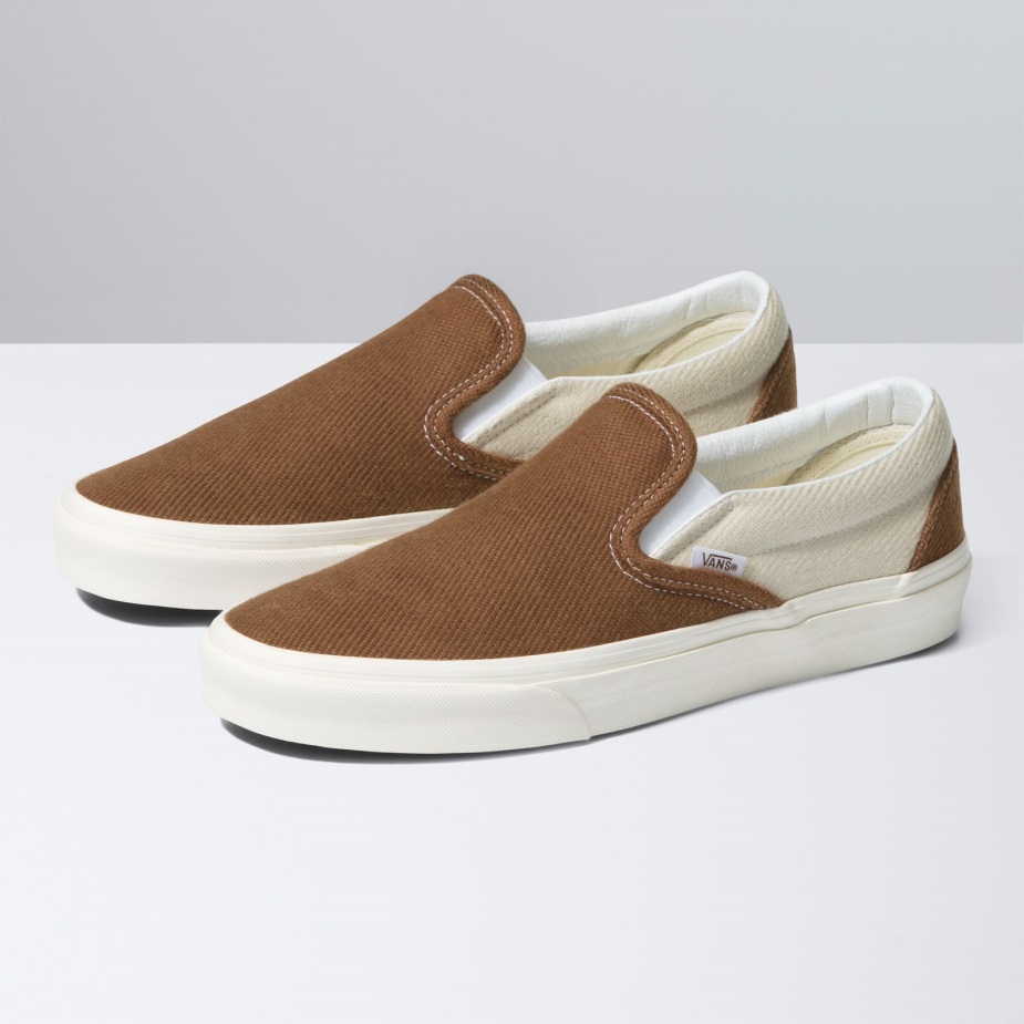 Vans κλασικό Slip-on Desert Twill καφέ-μπεζ