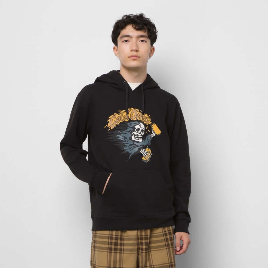 Vans κρύα Hoodie μαύρο