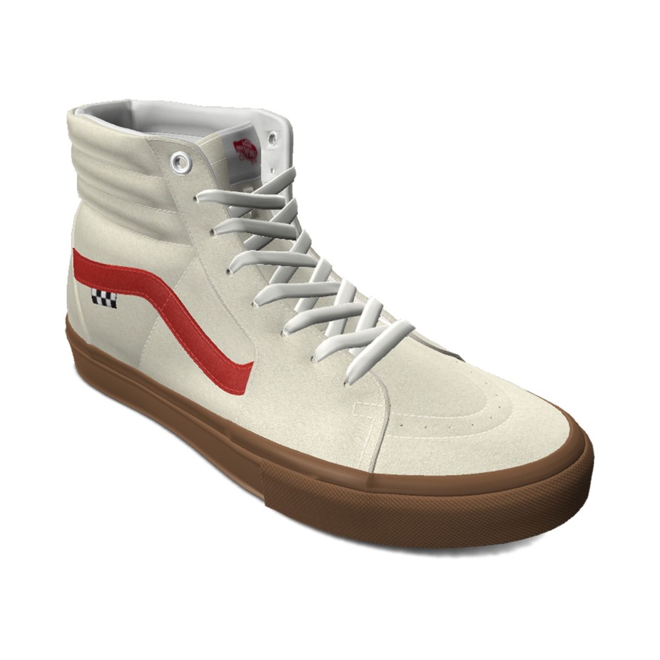 φορτηγά τελωνείο Marshmallow Suede Skate Sk8-hi