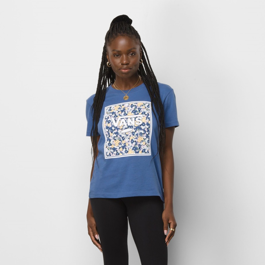 Vans Deco Box Crew Tee αληθινό ναυτικό