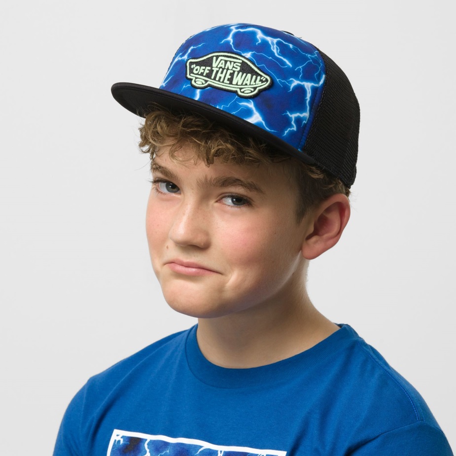 Vans Kids Classic Patch Trucker συν καπέλο αληθινό μπλε-λευκό