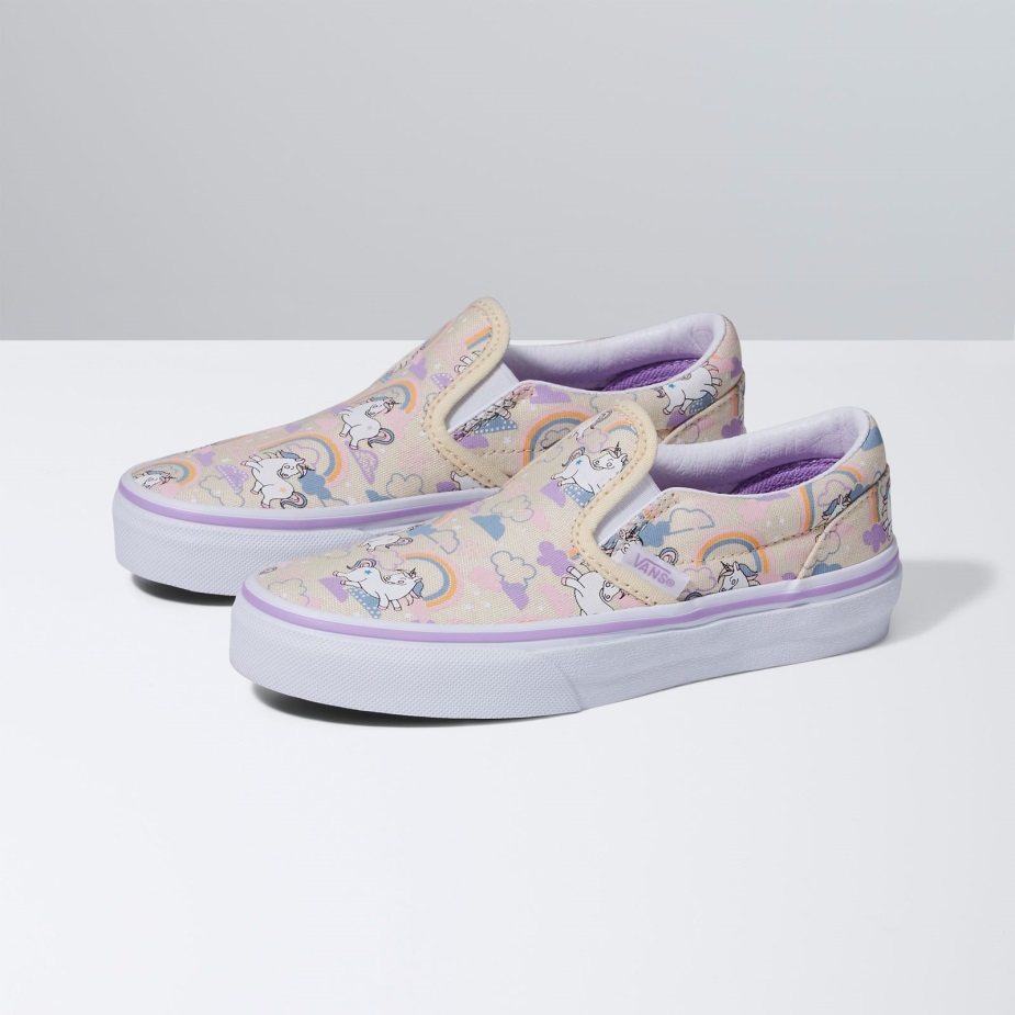 βανάκια παιδικά κλασικά Slip-on μυθική λάμψη λευκή