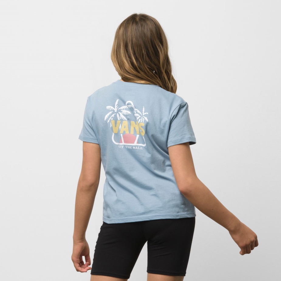 βαν για παιδιά Santos πλήρωμα μπλουζάκι Ashley Blue