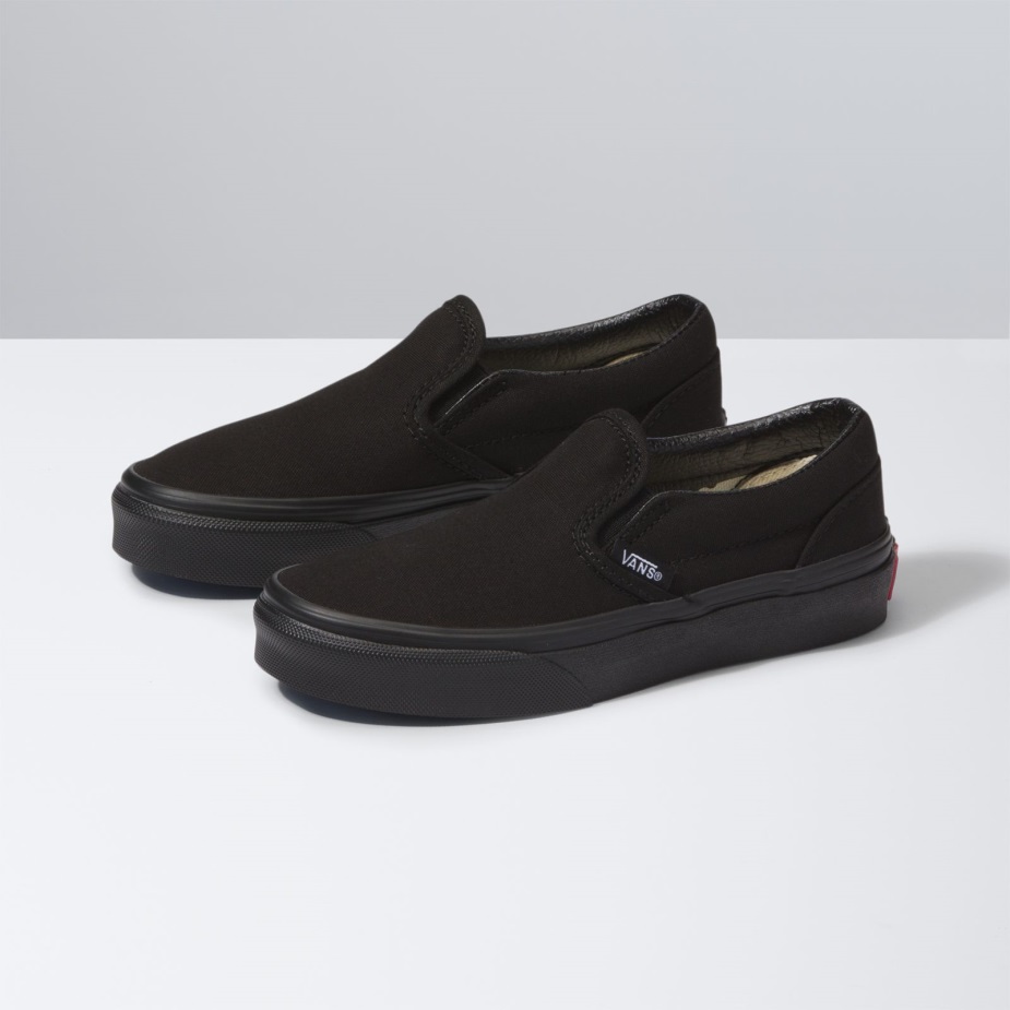 φορτηγά παιδικά Slip-on μαύρο-μαύρο