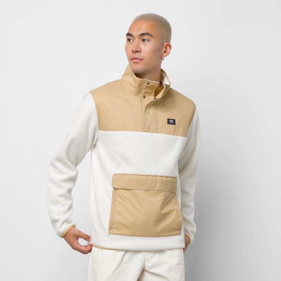 Vans μαμούθ Hoodie αντίκα λευκό-taos Taupe