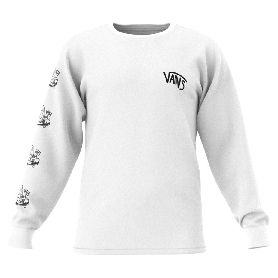 Vans Montreal ολυμπιακό Skatepark μακρυμάνικο μπλουζάκι λευκό