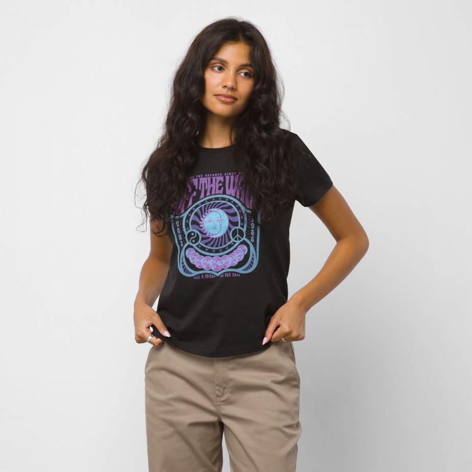 Μαύρο μπλουζάκι πλήρωμα Swing διάθεσης φορτηγών