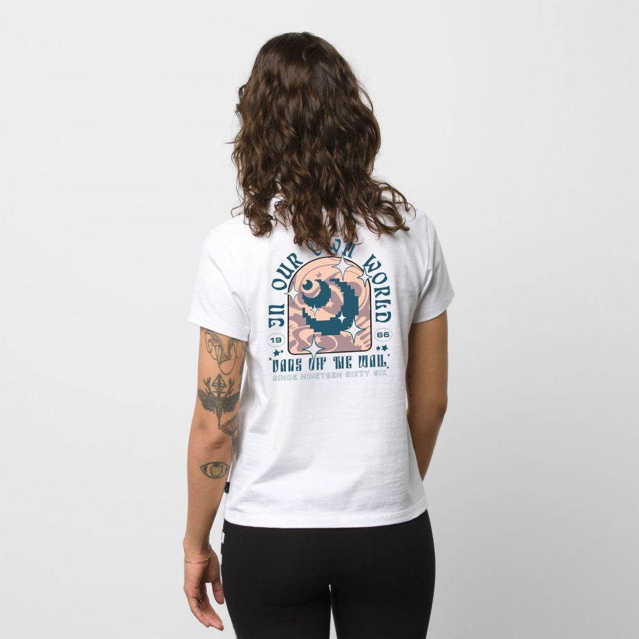 Vans Moon Dust Crew Tee λευκό