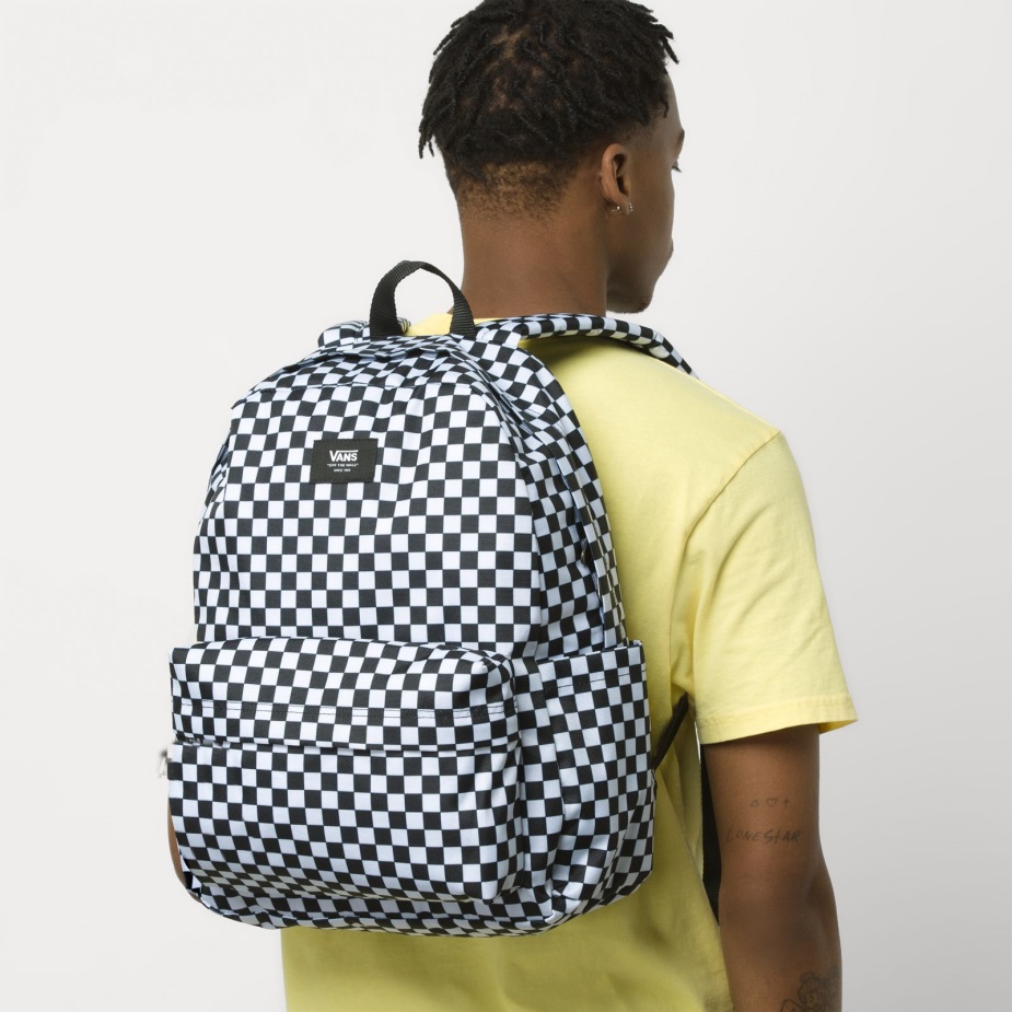 Vans Old Skool H2o Check Backpack μαύρο-λευκό άντρες