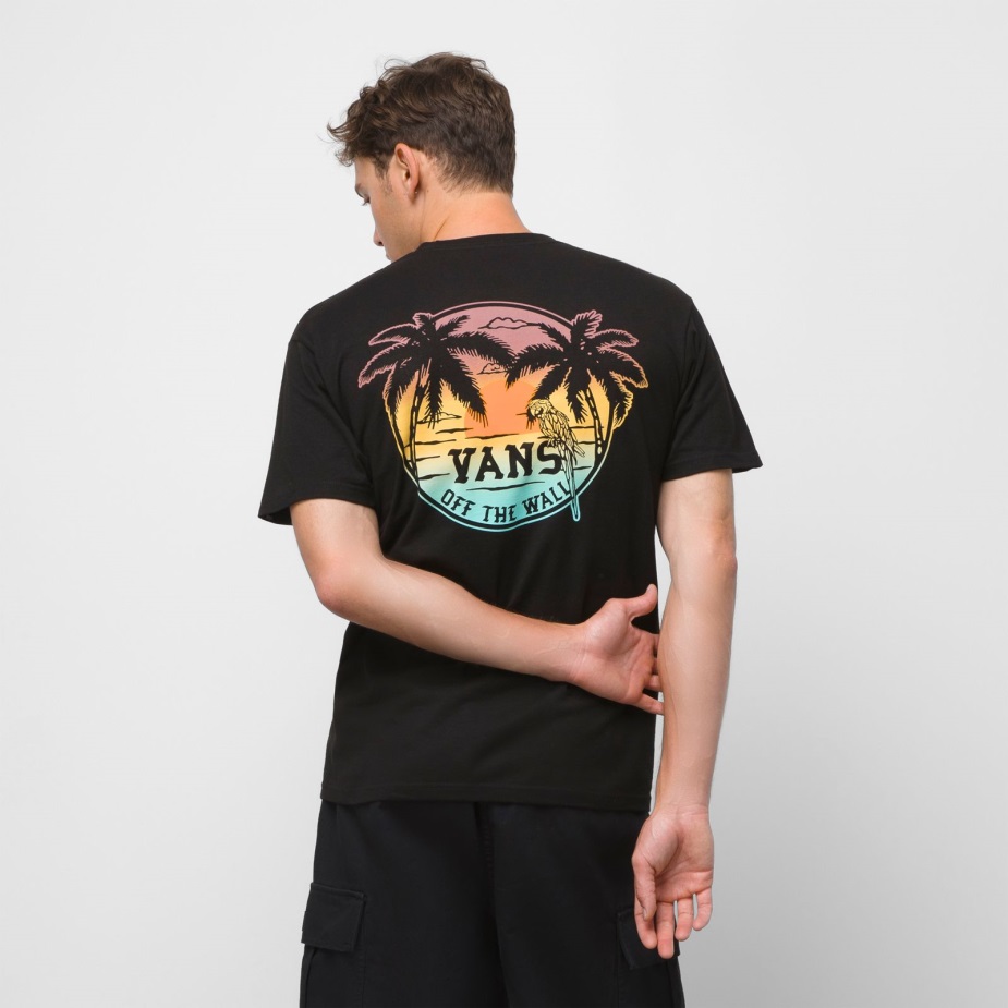 Vans Paradise Island Bird T-shirt μαύρο
