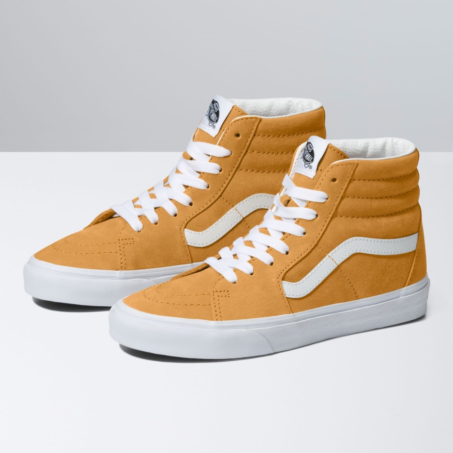Vans Pig Suede Sk8-hi χρυσοκίτρινο