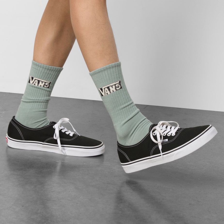 Vans εποχιακό χρώμα κάλτσα πληρώματος μέγεθος 9,5-13 πράσινο περιβάλλον