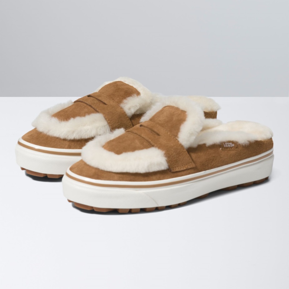 Vans Shearling Style 53 Cozy Mule Dx Chipmunk