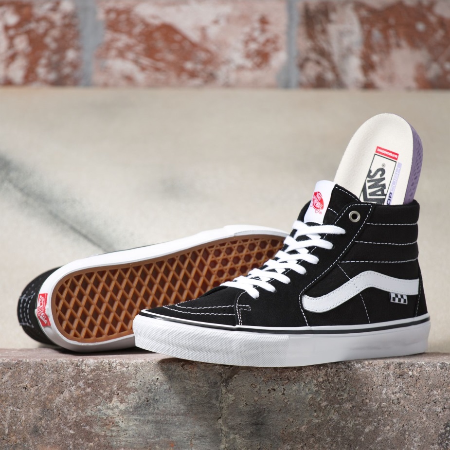 Vans Skate Sk8-hi μαύρο-άσπρο