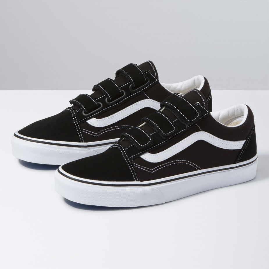 Vans καστόρι καμβάς παλιό Skool V μαύρο-αληθινό λευκό