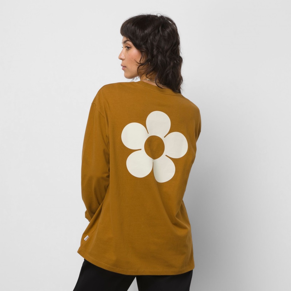 Vans X Lisa λέει Gah μεγάλου μεγέθους μακρυμάνικο μπλουζάκι μοναχών