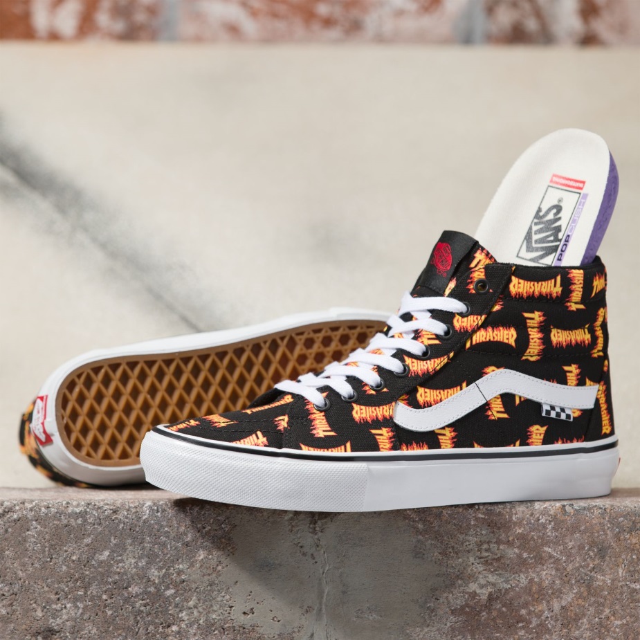 Vans X Thrasher Skate Sk8-hi Black-multi