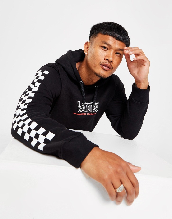 Vans σκίτσο Hoodie μαύρο