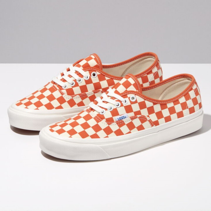 Vans Anaheim εργοστασιακή σκακιέρα αυθεντική 44 Dx σκακιέρα καμένη πορτοκαλί