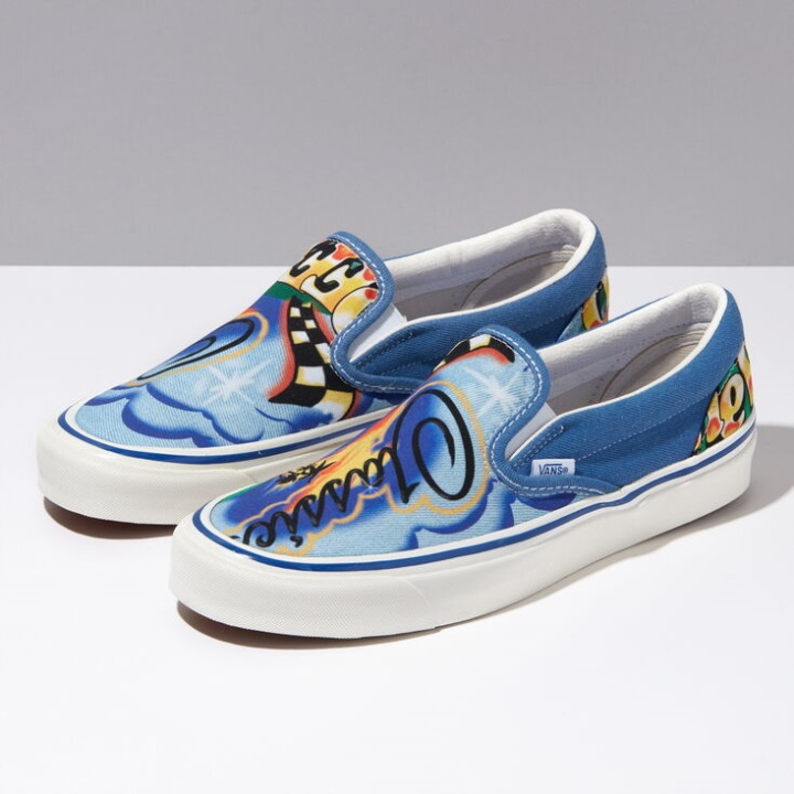 Vans Anaheim εργοστασιακό κλασικό Slip-on 98 Dx Airbrush-true White