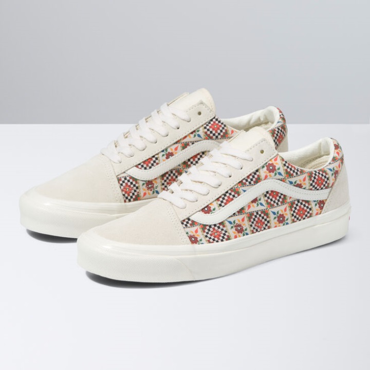 Vans Anaheim εργοστασιακό παλιό Skool 36 Dx αντίκα λευκό