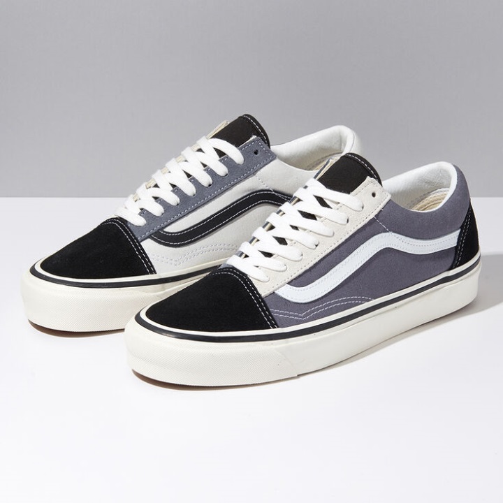 Vans Anaheim εργοστασιακό παλιό Skool 36 Dx μαύρο-γκρι-άσπρο