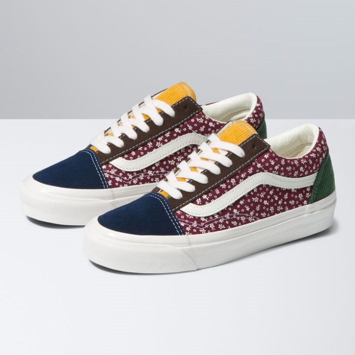 Vans Anaheim Factory Old Skool 36 Dx Og Cord-floral Multi