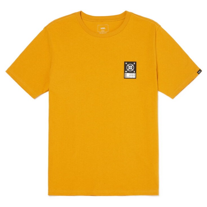 κοντομάνικο μπλουζάκι Vans Camper Gx σε χρυσοκαφέ