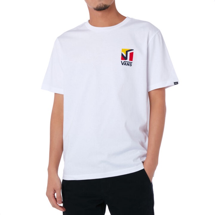 βαν τσεκάρετε το κουτί μπλουζάκι λευκό