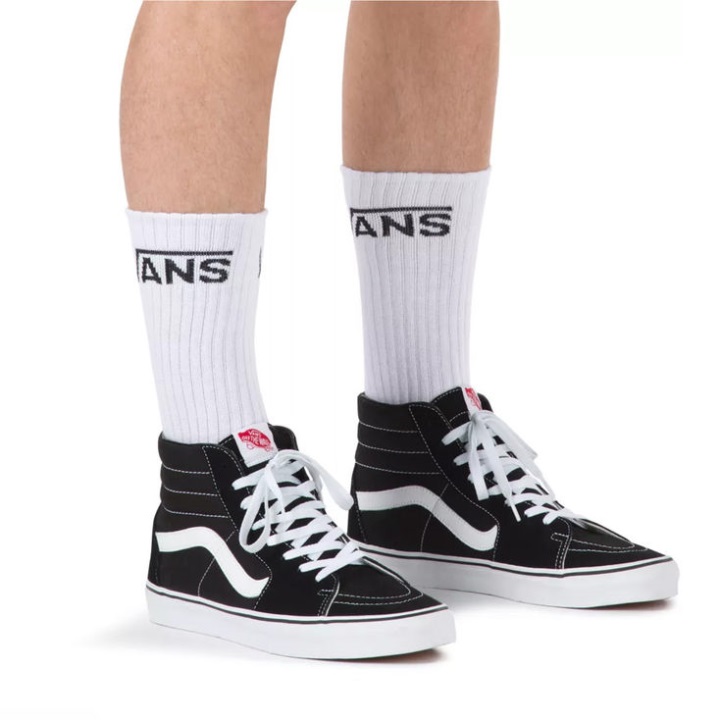 Vans Classic Crew κάλτσες (μέγεθος 6,5-9 3 Pack) λευκές