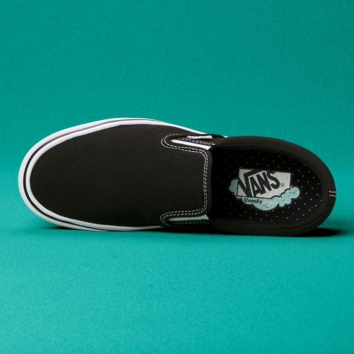 Vans Comfycush Slip-on (κλασικό) μαύρο-αληθινό λευκό