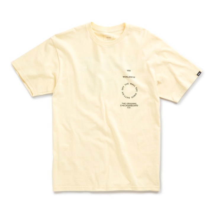 Vans τύπου Distortion T-shirt διπλή κρέμα