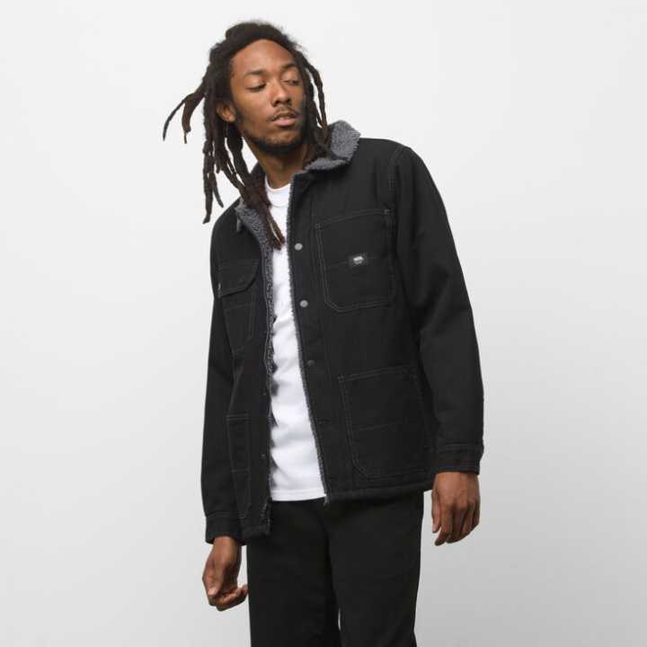 φορτηγά τρυπάνι αγγαρεία παλτό σέρπα μαύρο-άσφαλτο