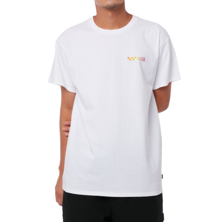Vans Grind Edge T-shirt λευκό